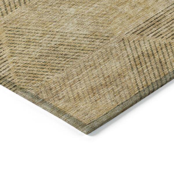 Chantille Machine Washable Indoor/Outdoor Abstract ACN777 Wheat 2 ft. 6 in. x 3 ft. 10 in. Area Rug