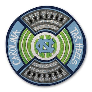 North Carolina UNC Football Stadium Melamine Platter