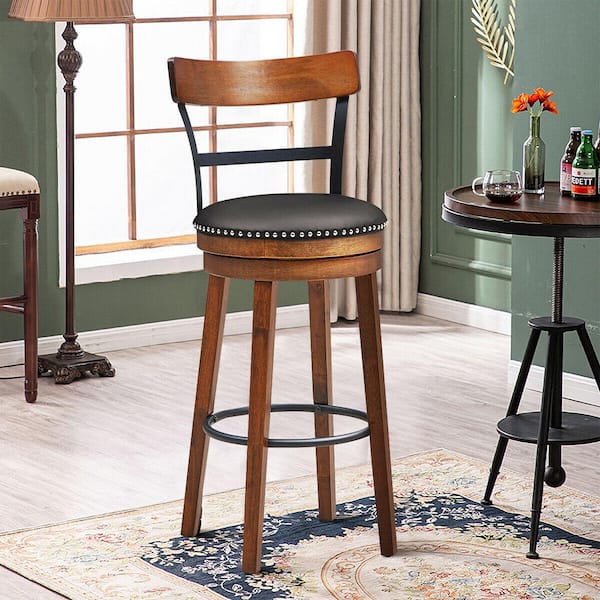 counter height bar stools swivel with back