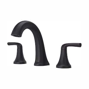 Ladera 8 in. Widespread Double Handle Bathroom Faucet in Tuscan Bronze