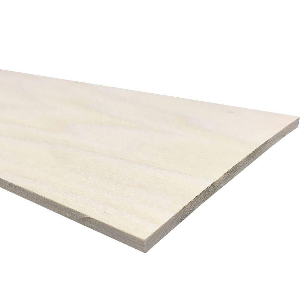 1 in. x 4 in. x 6 ft. S4S White Wood Board 0000-914-673 - The Home