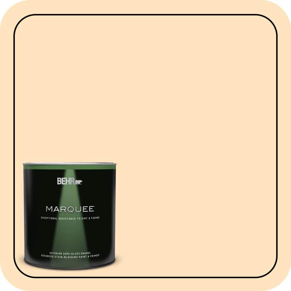 1 qt. #320C-2 Cream Yellow Semi-Gloss Enamel Exterior Paint & Primer price history on PriceWatchPro