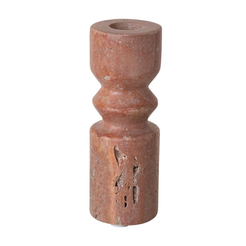 Red Tall Travertine Taper Candle Holder price history on PriceWatchPro