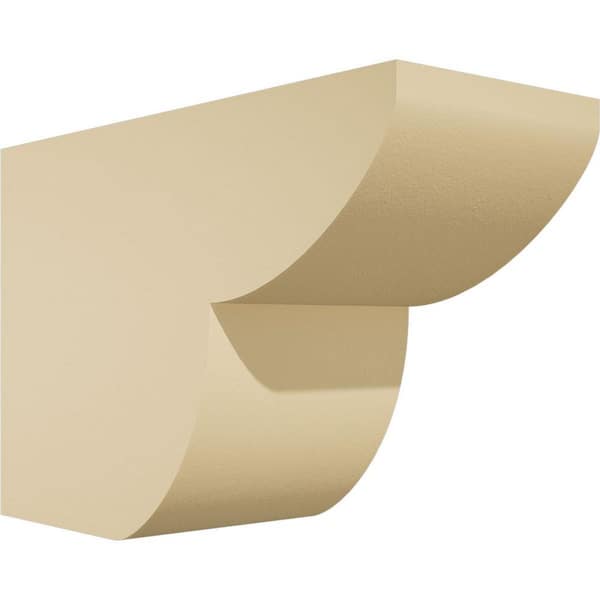 Ekena Millwork Standard Crestline 5 in. W x 8 in. H x 12 in. D Signature Urethane Rafter Tail Outlooker