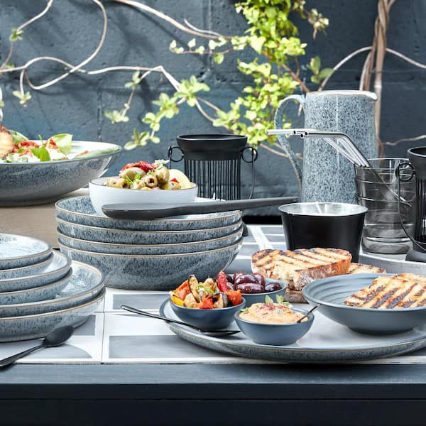 Denby Studio Grey Stoneware 13.52 fl. oz. Pasta Bowl (Set of 4