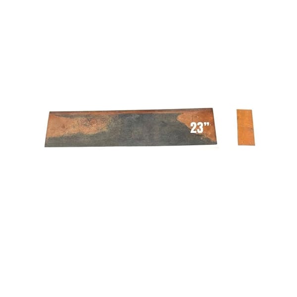 96 in. L x 23 in. H Galvanized Steel Hammer-In Landscape Edging, Metal Garden Border for Lawn & Beds, 1-Pack