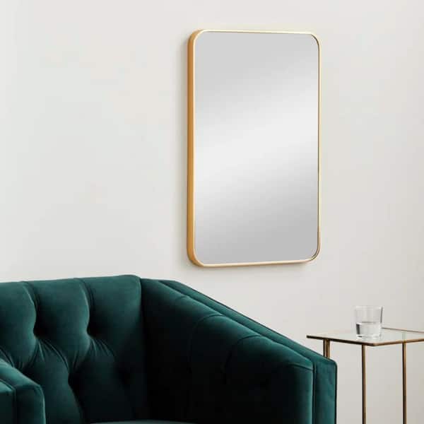 22 in. W x 30 in. H Rectangular Metal Framed Wall Mount Modern Decor  Bathroom Vanity Mirror 2023-3-3-9 - The Home Depot