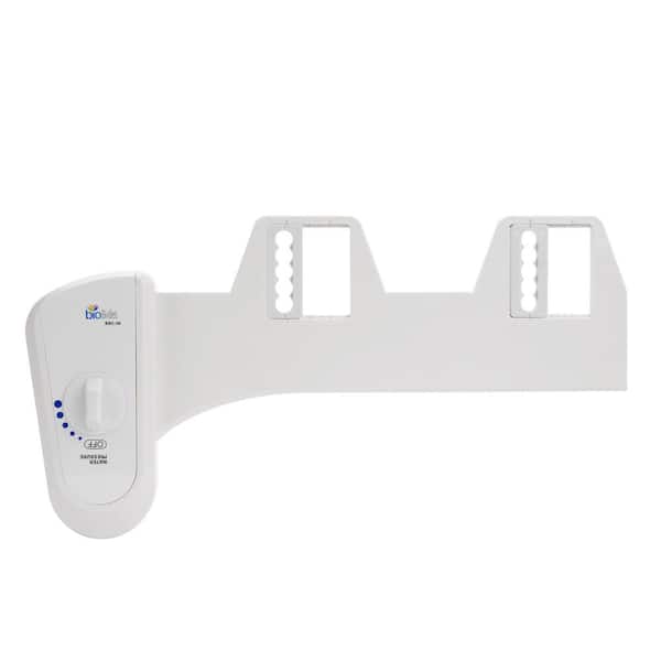 BIO BIDET Non-Electric Attachable Bidet System for 2-Piece Toilets in White