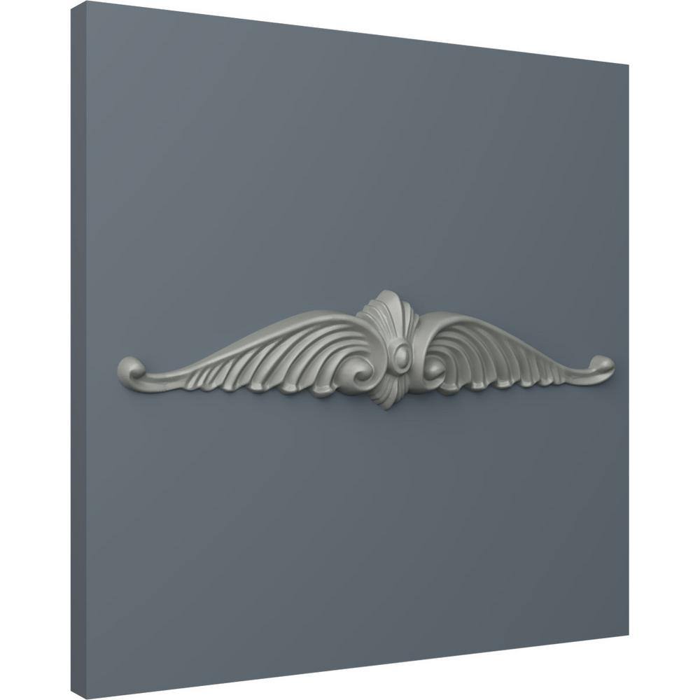 Primed White Polyurethane Wings Center Onlay 10.625"