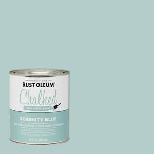 30 oz. Chalked Serenity Blue Ultra Matte Interior Paint (2-Pack)