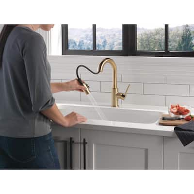 Champagne Bronze Kitchen Faucets Kitchen The Home Depot
