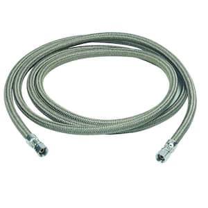 1/4 in. Compression x 1/4 in. Compression x 96 in. Braided Polymer Icemaker/Humidifier Supply Line
