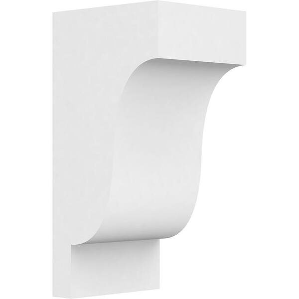 Ekena Millwork 5 in. x 12 in. x 6 in. Standard Newport Architectural Grade PVC Corbel