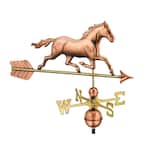 Trotting Horse Weathervane - Pure Copper