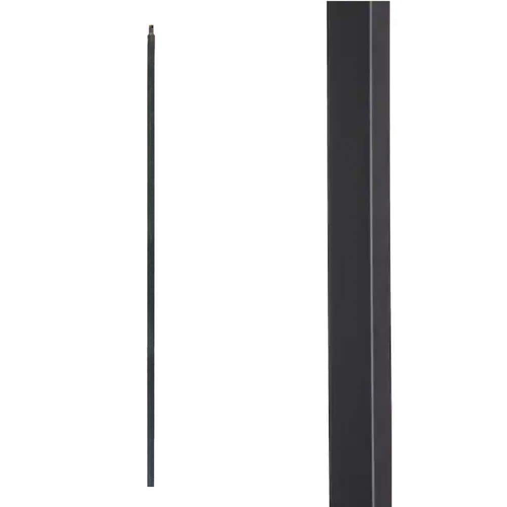 EVERMARK Stair Parts 44 in. x 1/2 in. Vintage Nickel Plain Bar Iron