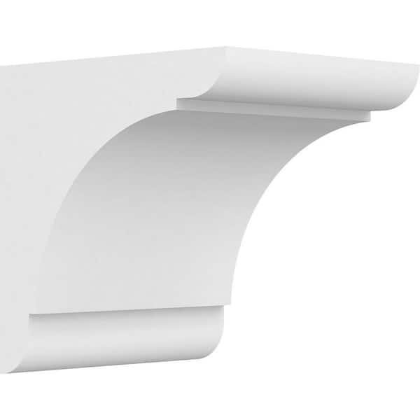 Ekena Millwork 5 in. x 6 in. x 6 in. Standard Olympic Architectural Grade PVC Corbel