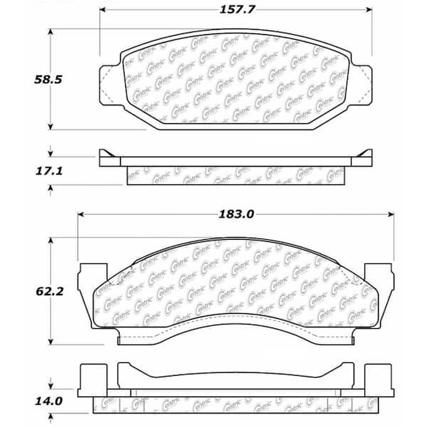 Centric Parts Disc Brake Pad Set