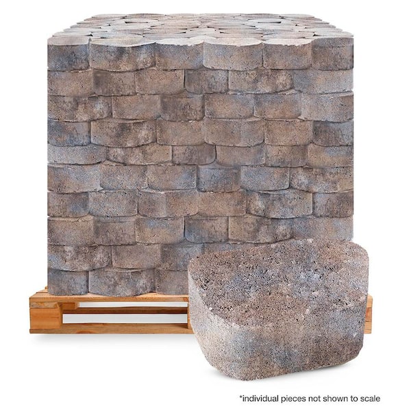 Luna 6.02 in. L x 4.33 in. W x 2.36 in. H Catalina Blend Concrete Paver (640-Pieces/115.9 sq. ft. /Pallet)