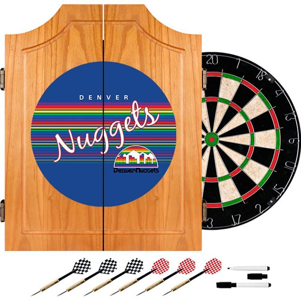 Trademark 20.5 in. Denver Nuggets Hardwood Classics NBA Wood Dart
