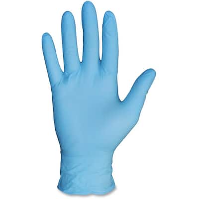 Blue General Purpose Disposable Nitrile Gloves (50-Pairs)