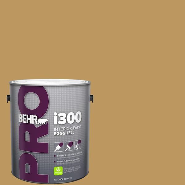 BEHR PRO 1 gal. #330F-5 Golden Bear Eggshell Interior Paint
