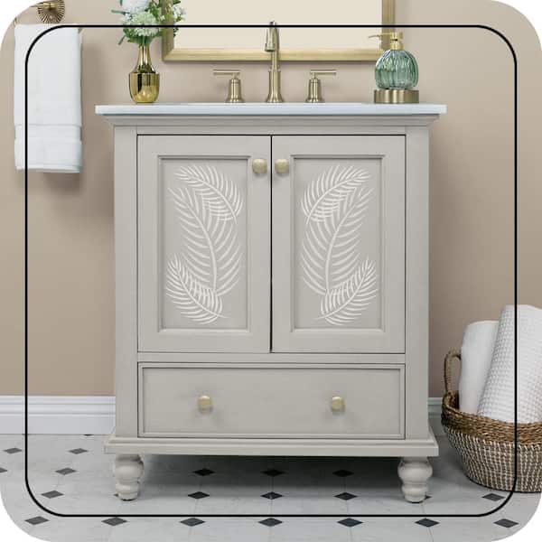 1 qt. #PPU24-11 Greige Interior Chalk Decorative Paint
