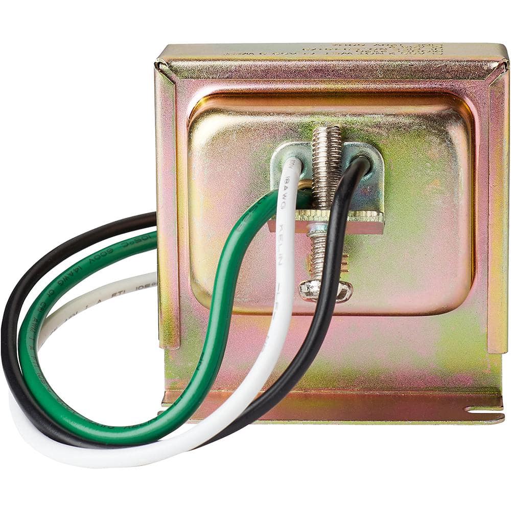 Compact Tri-Volt Doorbell Transformer for Smart Video Doorbells