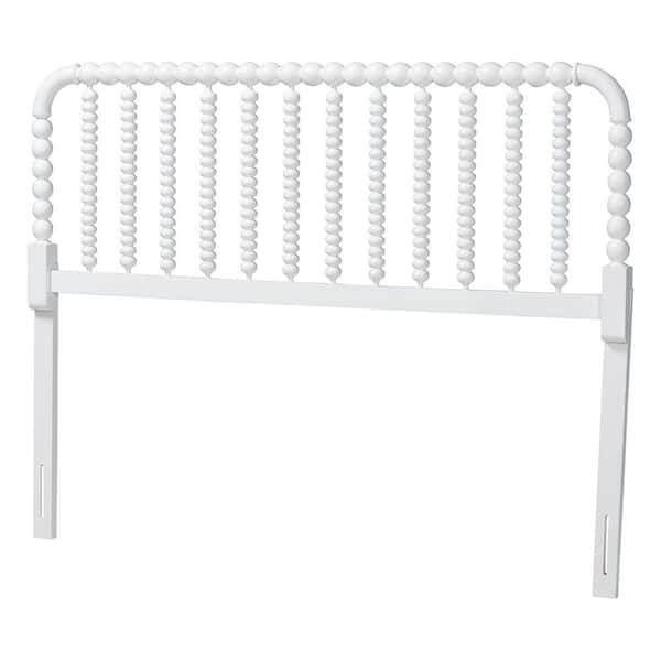Finley White King Spindle Headboard