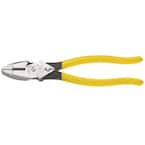 9 in. High Leverage Side Cutting Pliers with Crimping Die