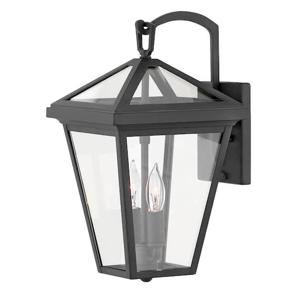 HINKLEY Alford Place Small Museum Black Outdoor Wall Mount Lantern