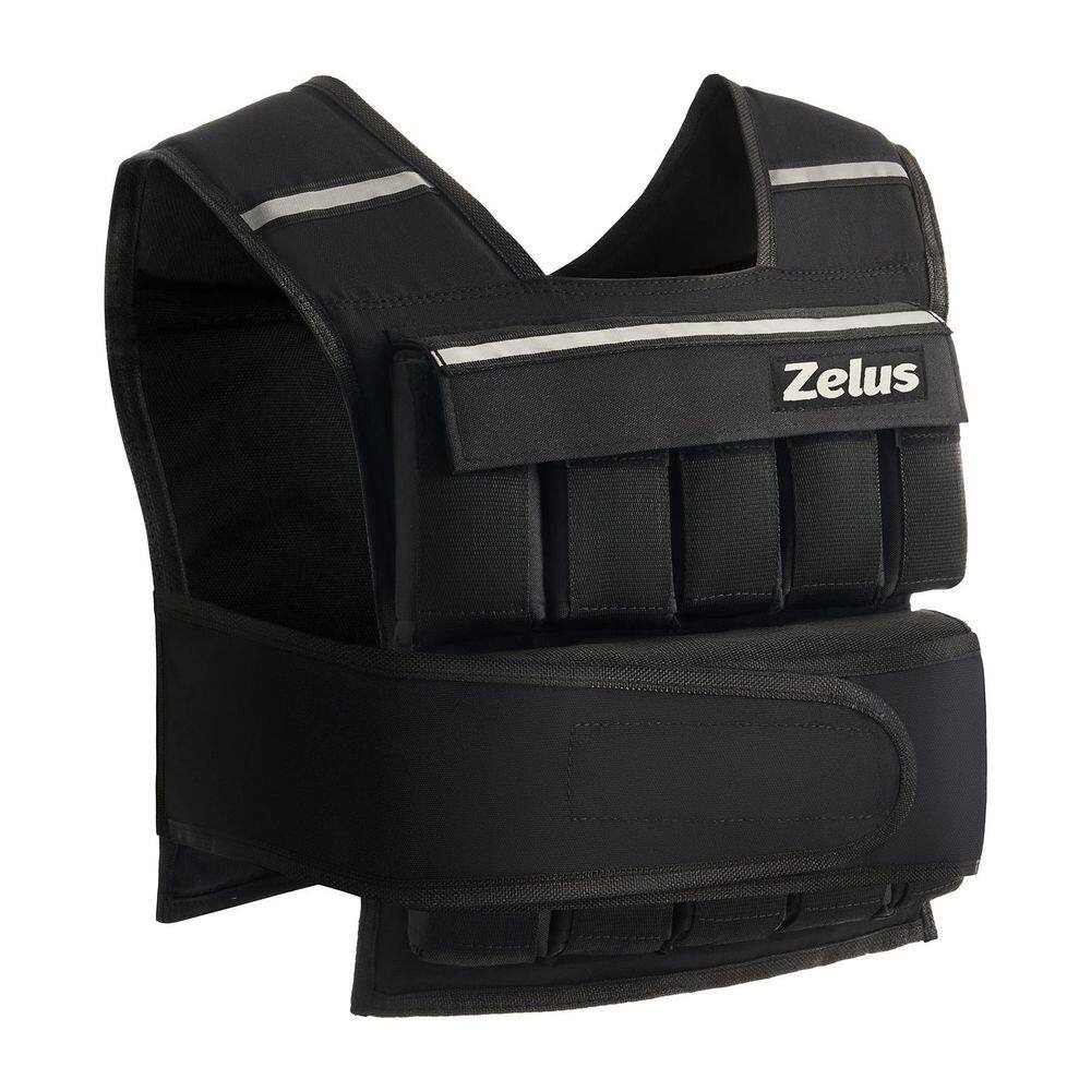 Adjustable Weighted Vest with 30lb Weights, Home Workout Equipment w 1. 5lb Iron Sand Weight Bags for Men Women