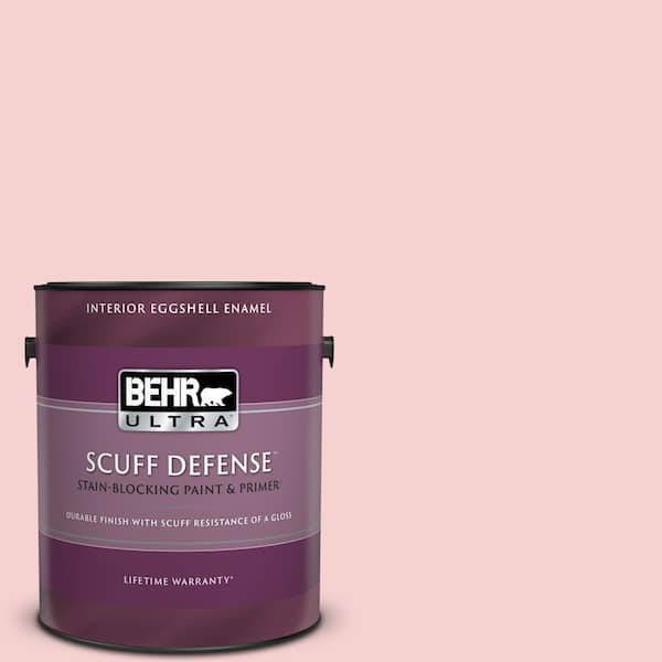 BEHR ULTRA 1 gal. #P170-1A Pinky Promise Extra Durable Eggshell Enamel Interior Paint & Primer