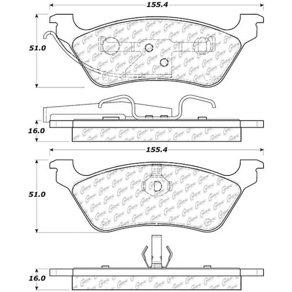 Centric Parts Disc Brake Pad Set