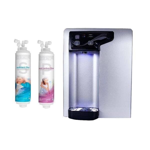 Drinkpod USA Premium Countertop Bottleless Water Cooler with Sediment and Carbon Filters