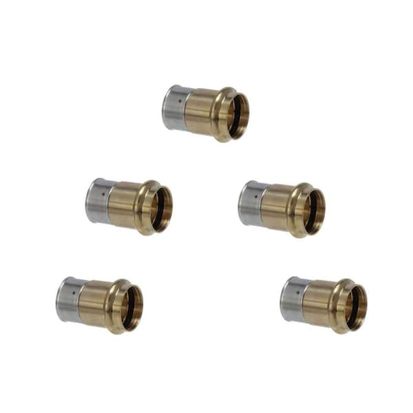 Viega PureFlow 1-1/2 in. x 1-1/2 in. Press Zero Lead Bronze
