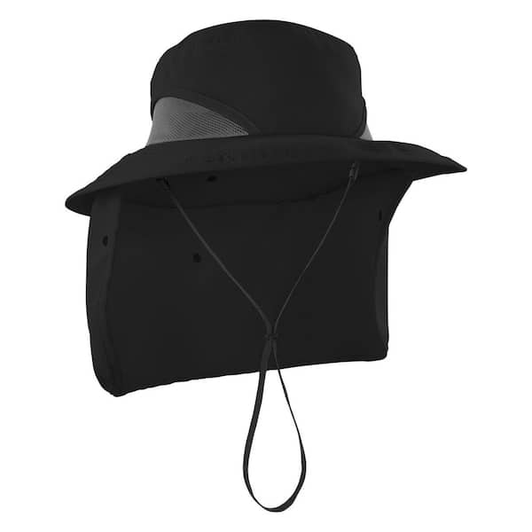Chill-Its 8934 L/XL Black Ranger Hat-Neck Shade