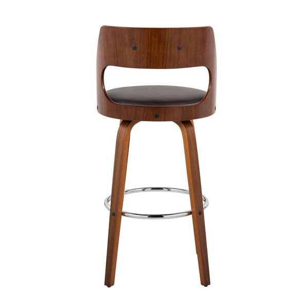 https://images.thdstatic.com/productImages/acdfd291-93c1-4c53-bfd1-b38f53239fa0/svn/brown-faux-leather-walnut-wood-lumisource-bar-stools-b30-cecina2-swvr-wlbn2-66_600.jpg