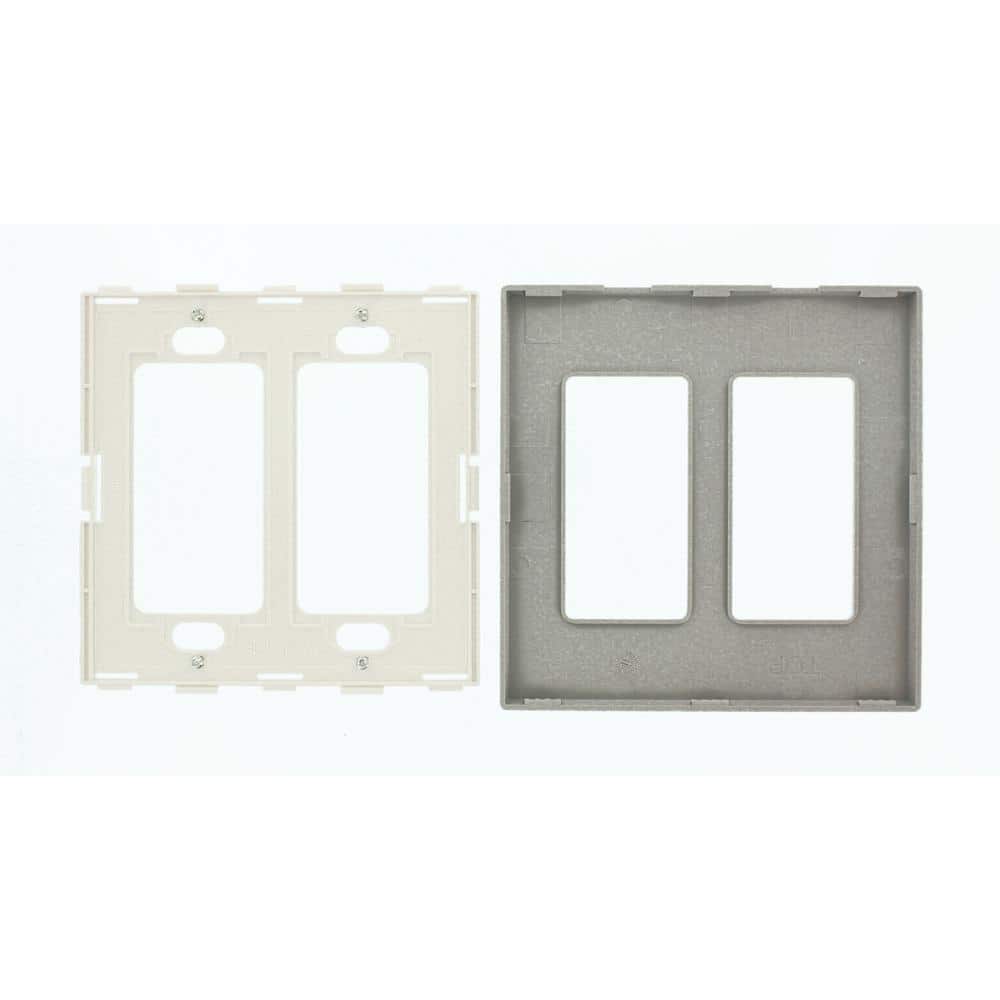 Reviews for Leviton 2Gang Gray Decora/Rocker Polycarbonate Standard