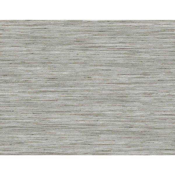 LILLIAN AUGUST 60.75 sq. ft. Coastal Haven Sandy Shore Loe Sanctuary Stria Embossed Vinyl Unpasted Wallpaper Roll