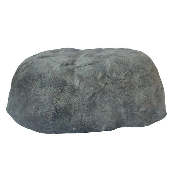 Huge Decorative Outdoor Weather Resistant Faux Stone Realistic Sandstone Rock, Lightweight Boulder Utility Cover