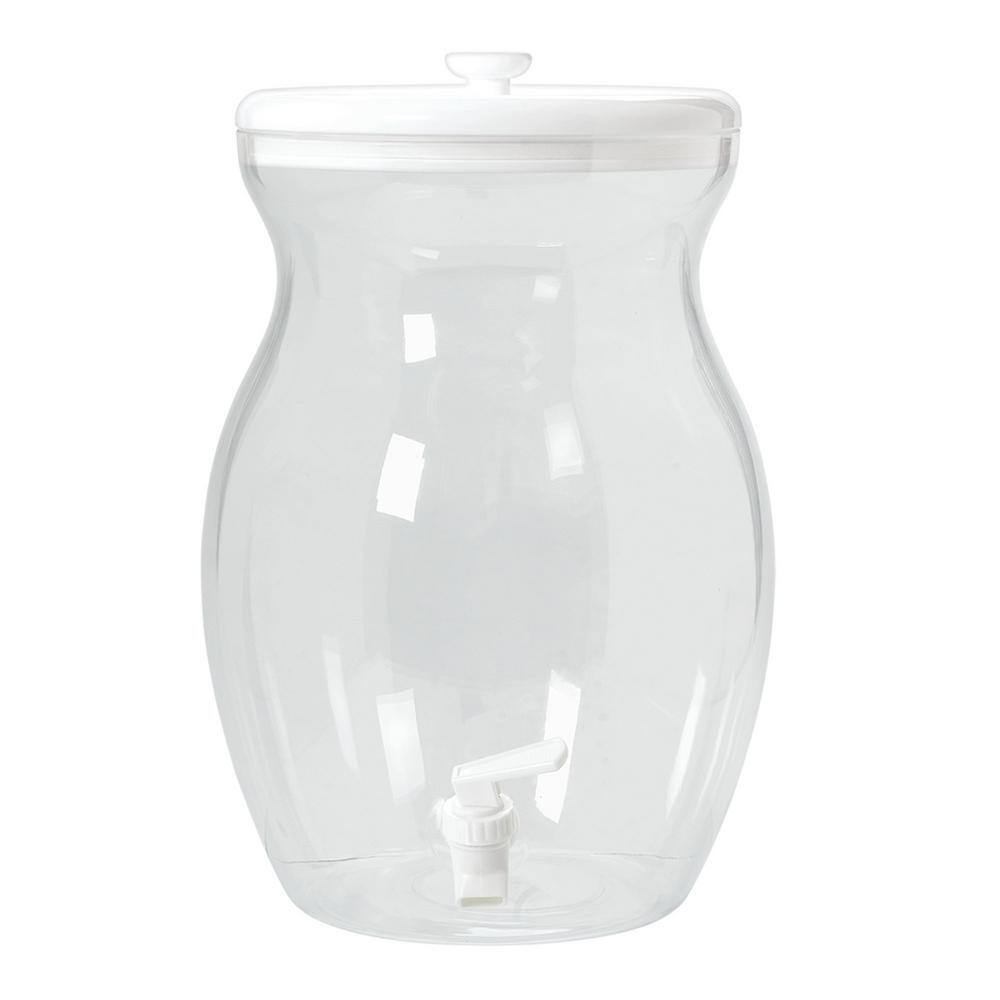 Glass Tabletop Beverage Dispenser 2 Gallons Clear - Office Depot