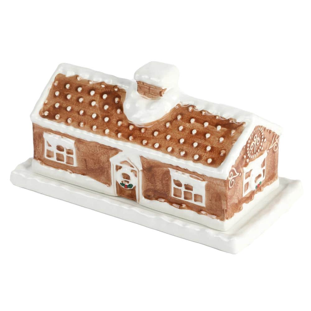 MARTHA STEWART Everyday 7 in. x 3.7 in. Durastone Gingerbread Butter
