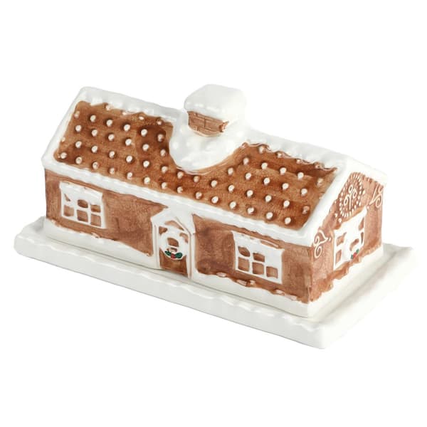 Holiday Home Glass Bowl With Lid - Gingerbread, 1 ct - Fred Meyer