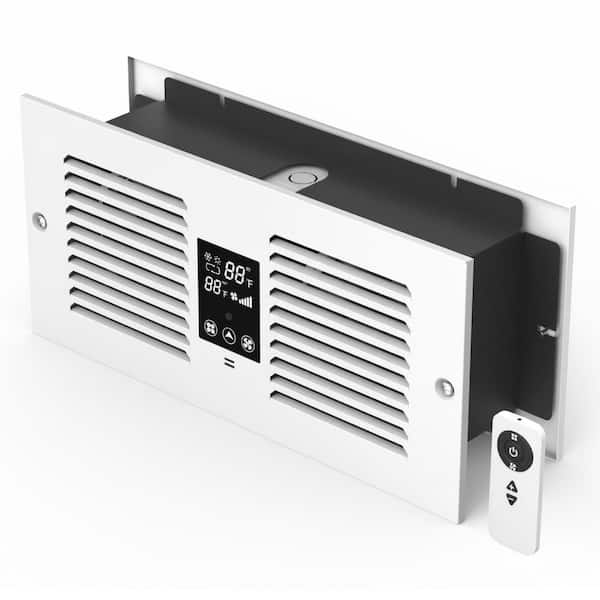 300CFM Room to Room Vent Fan with Remote Control 5-Speed Through Wall Ventilation Temperature Sensor for Kitchen