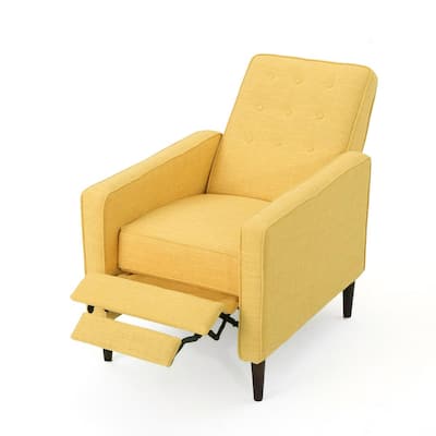 mustard yellow recliner chair