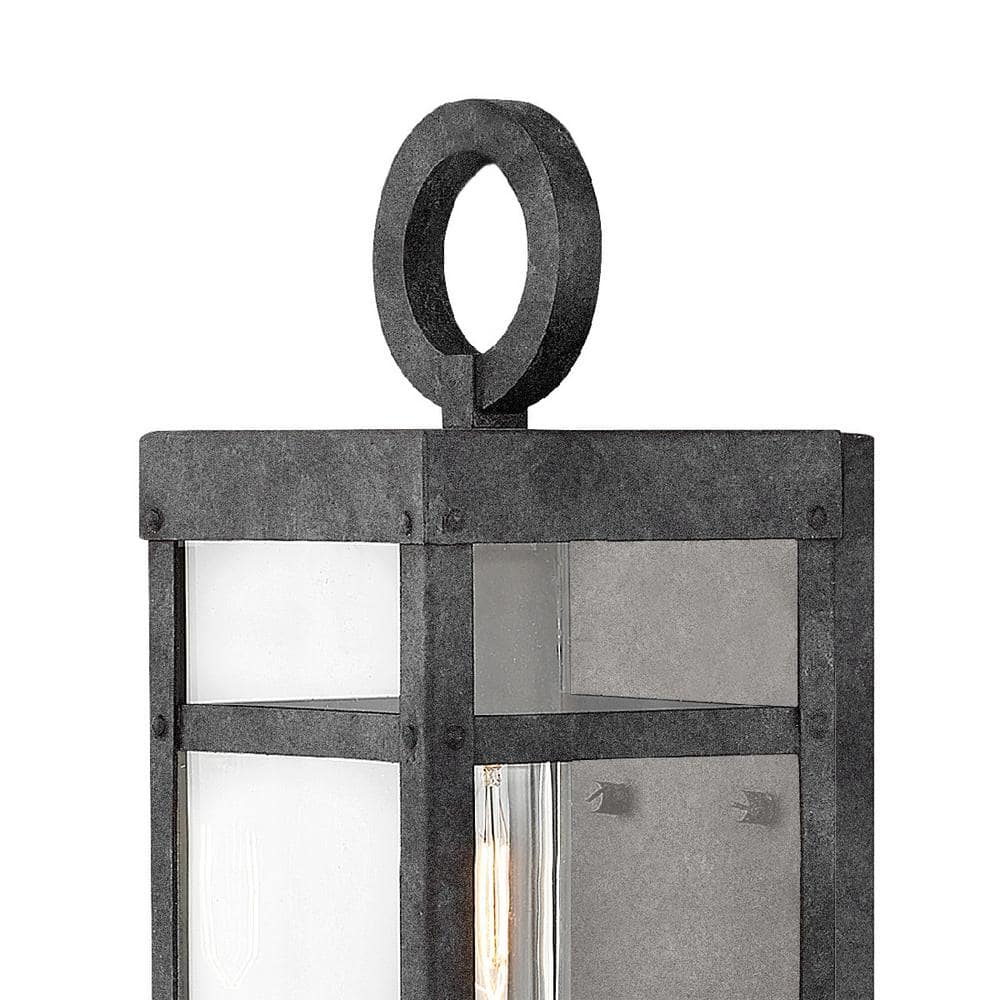 Porter Aged Zinc 13" Dimmable LED Outdoor Wall Lantern