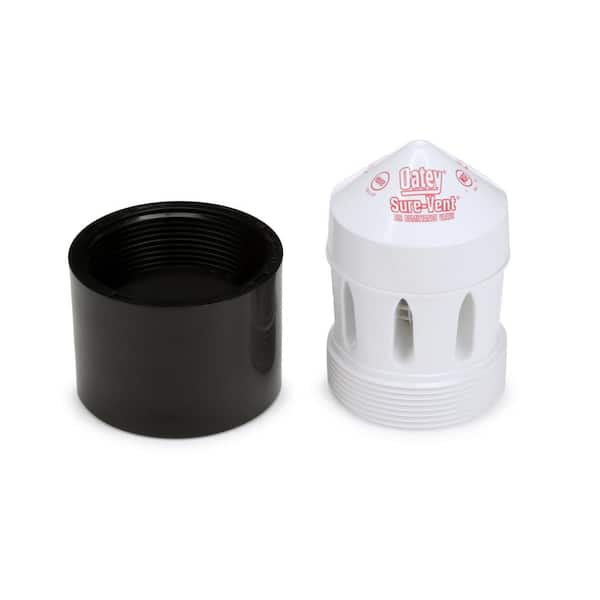 Oatey SureVent 3 in. x 4 in. ABS Air Admittance Valve with 500 DFU