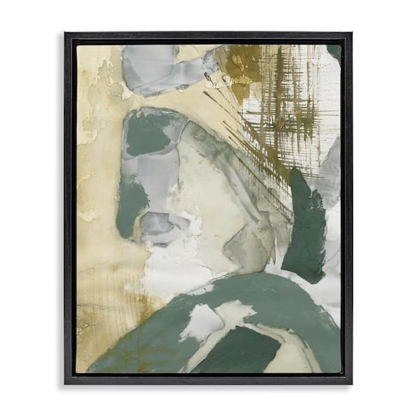 Stupell Industries Dynamic Chaotic Abstract by Vanna Lam Black Floater Frame Abstract Graphic Art Print 21 in. x 17 in.