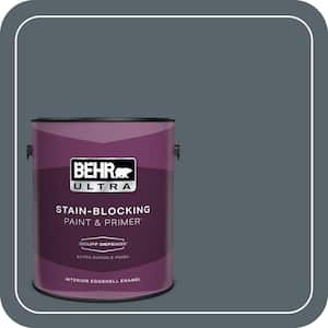 BEHR DYNASTY 8 oz. #N490-6 Calligraphy One-Coat Hide Satin Enamel Stain ...