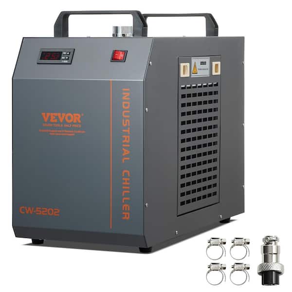 Industrial Water Chiller Industrial Water Cooling System with Built-in Compressor 7L Water Tank 18 L/min Max Flow Rate